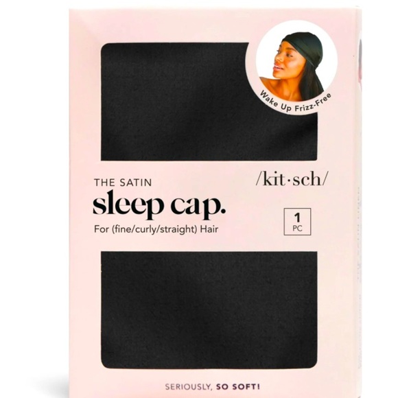 🆕 KITSCH Satin Sleep Cap - Picture 1 of 4